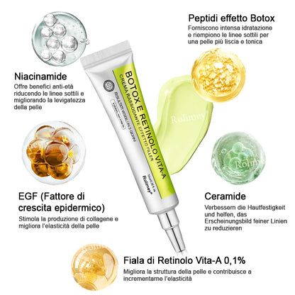 👨🏻‍⚕️ Rolimey® Crema Lifting Antirughe Effetto Botox & Retinolo Vita-A - Ultimo giorno di promozione: 70% di sconto|