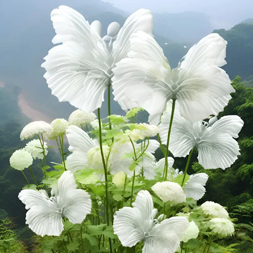 White Butterfly Bloom Collection | Rare and Beautiful Petals for Indoor & Outdoor Gardens