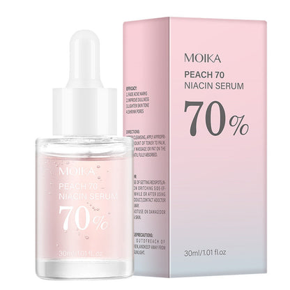 Prodotti per la cura della pelle con soluzione di niacinamide e acido ialuronico