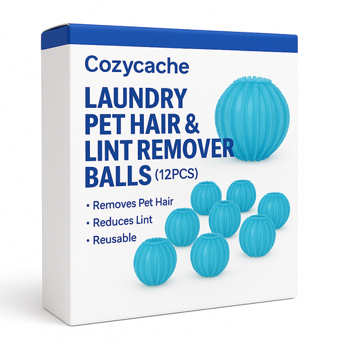 Cozycache Laundry Pet Hair & Lint Remover Balls (12pcs)