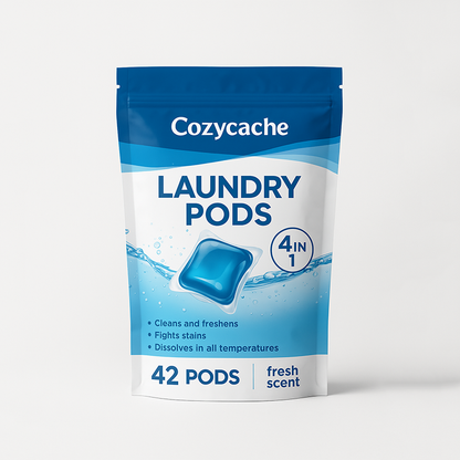 Cozycache 5-in-1 Laundry Stain Remover Detergent Power Pods (42pods)